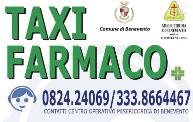 Attivo in città il servizio taxi farmaco, ecco i numeri utili. Mastella agli anziani: "Evitate di uscire"