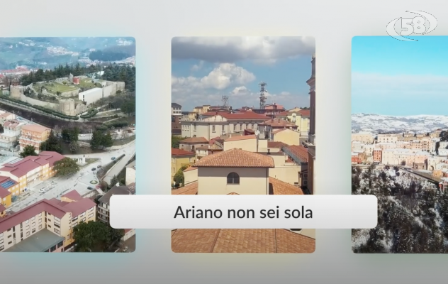 ''Non sei sola'', gli arianesi nel mondo non dimenticano il Tricolle /VIDEO