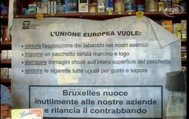 La protesta dei tabaccai arriva sul Tricolle