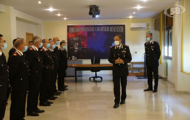 Il generale di Corpo D’Armata in visita al Comando provinciale dei carabinieri. Fischione: "Sempre al fianco dei cittadini"