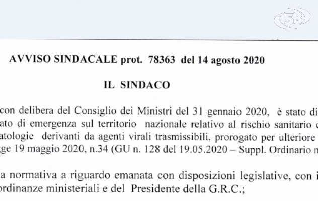 Mascherine obbligatorie all’aperto e misurazione temperatura, Mastella avvisa: “Dispositivi anche per spettacoli e rassegne”