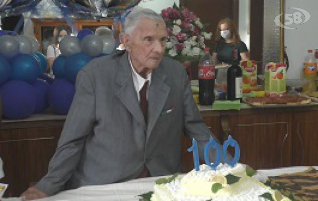 Festa sul Tricolle, il ragioniere Di Maina spegne 100 candeline