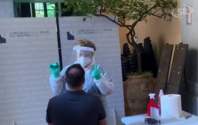 Parte lo screening di massa anti Covid all'Università del Sannio. Ecco i risultati dei tamponi/VIDEO