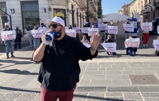 Covid, mondo dello sport in piazza contro le chiusure /VIDEO