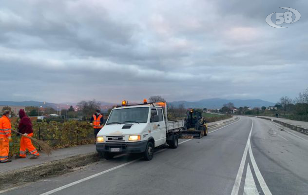 Manutenzione strade provinciali, interventi sulle arterie di Grottaminarda