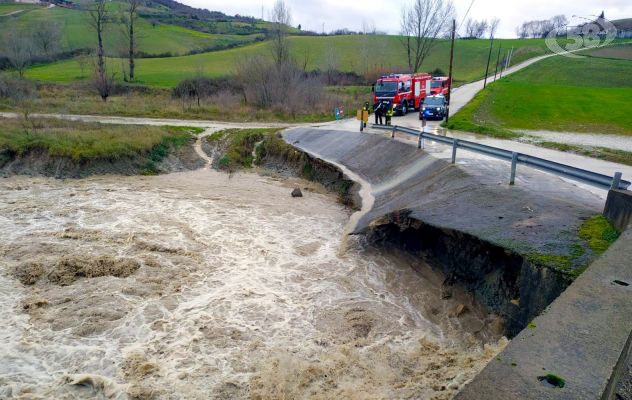 Maltempo sull'Irpinia: disagi, allagamenti e smottamenti