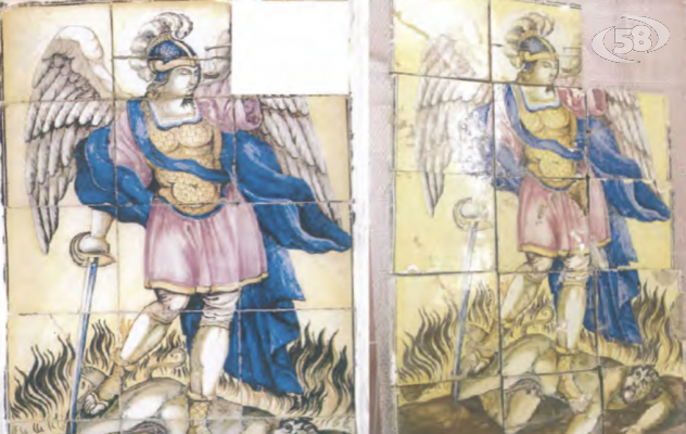 A sette anni dal furto i Carabinieri restituiscono il San Michele Arcangelo al Comune di Contrada 