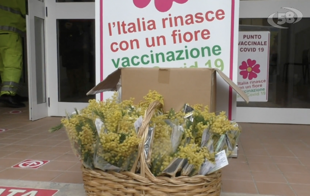 Ad Atripalda vaccini e mimose/VIDEO. Aprono altri 4 centri