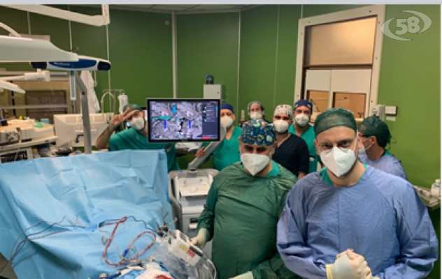 Intervento di biopsia cerebrale al Rummo con tecnica innovativa