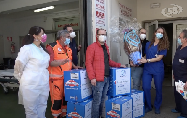 "Agape Sport" di Sturno dona uova di Pasqua e colombe a sanitari e residenze per anziani /VIDEO