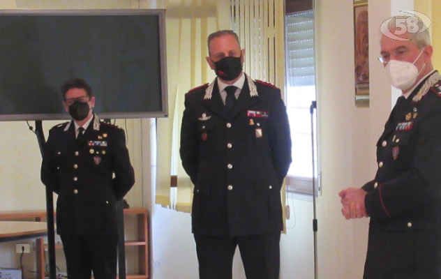 Il generale di Corpo d’Armata Mezzavilla in visita al comando provinciale dei Carabinieri