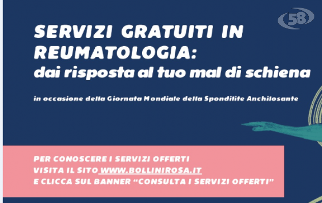 Malattie reumatiche, visite gratuite. Ferrante: “Utili occasioni per la prevenzione” 