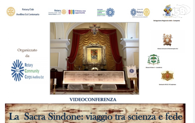 “La Sacra Sindone: viaggio tra scienza e fede”, il 5 maggio la conferenza del Il Rotary Community Corps AV EST