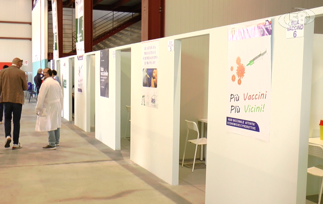 Ecco l’hub vaccinale nella zona industriale, Vigorito: “Priorità: benessere dei lavoratori”/VIDEO