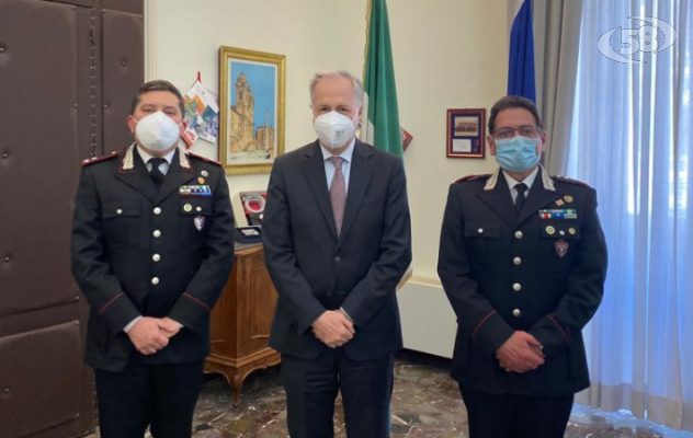 Incontri istituzionali, confronto tra il prefetto Torlontano e il generale di Brigata Lungo