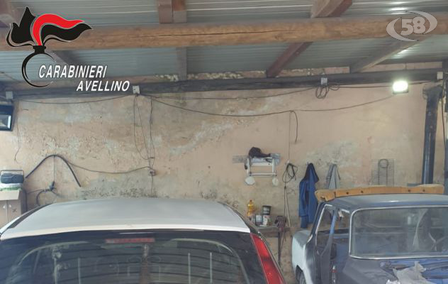 Autocarrozzeria clandestina ad Ariano Irpino, due denunce