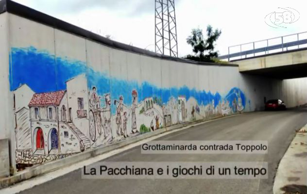Un sogno diventato murales, a Grotta l'opera di Tonino Capaldo