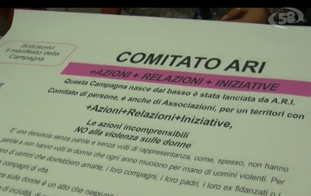 No alla violenza sulle donne: l'iniziativa del comitato Ari