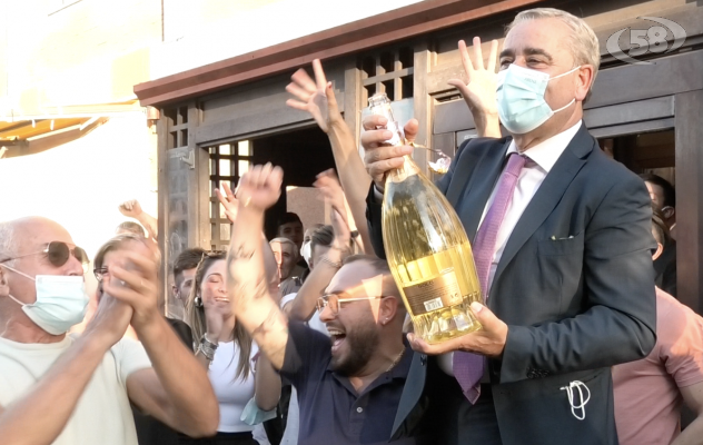 D'Agostino a valanga conquista Montefalcione: festa grande /VIDEO