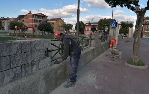 Giardini De Curtis e strade comunali, lavori di riqualificazione a Grottaminarda