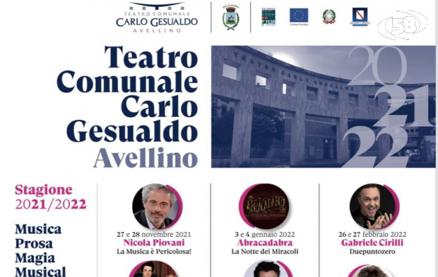 Baglioni, Ranieri, Mogol, Capossela: riapre il Teatro Gesualdo