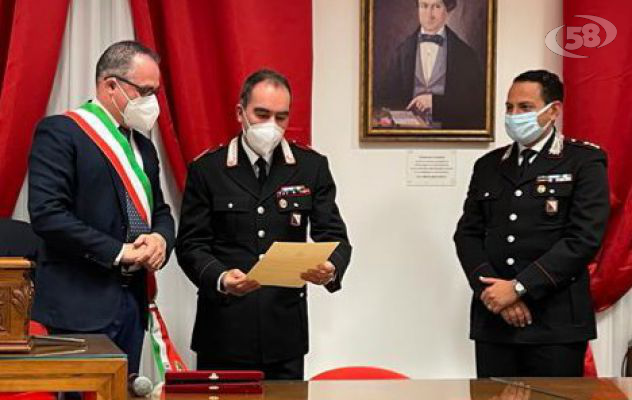 Fontanarosa, cittadinanza onoraria all'ex comandante dei Carabinieri Graziano
