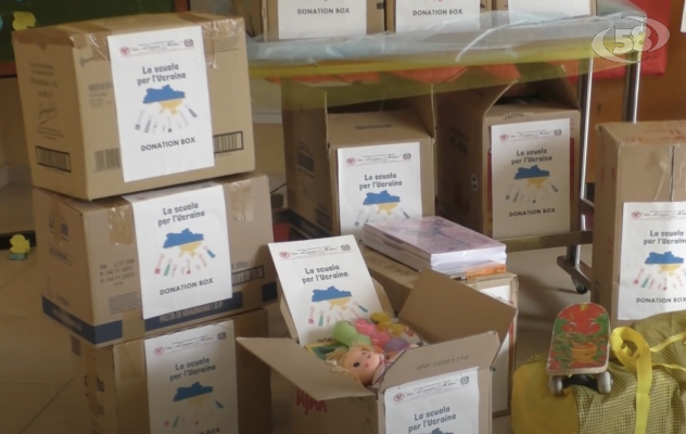 Giocattoli, medicinali, quaderni: la Don Milani di Ariano raccoglie materiale da inviare in Ucraina
