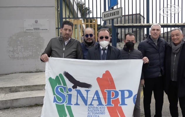 Carcere di Ariano, sit-in dei sindacati: ''Manca il personale''