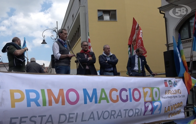 Primo Maggio, sindacati in piazza: aree interne, appello a De Luca