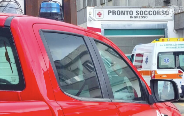 Valle Ufita, incidente sul lavoro: operaio investito da bitume bollente