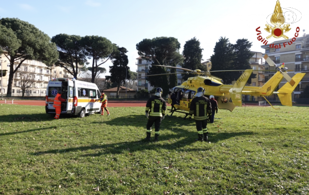 Bambina di 48 giorni trasferita in eliambulanza dall'ospedale di potenza al Moscati