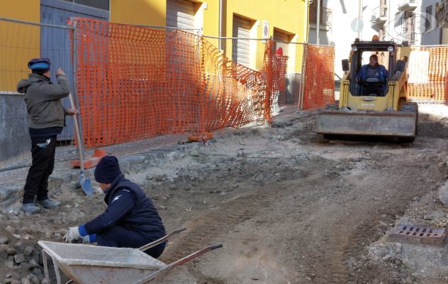 Centro storico, riparte il cantiere di Via San Francesco Saverio