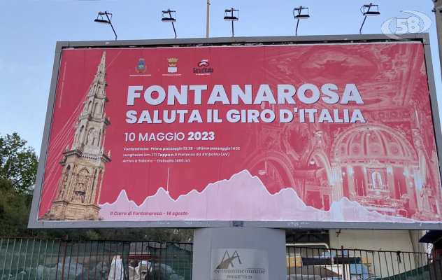 Giro d'Italia in Irpinia, Fontanarosa in fermento si tinge di rosa