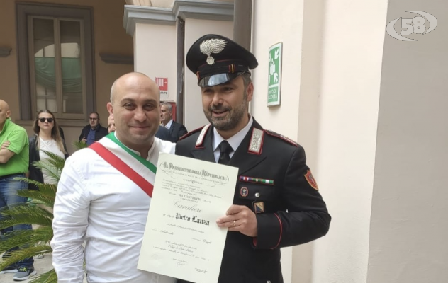 L'Appuntato Pietro Lanza insignito dell'onorificenza di "Cavaliere della Repubblica"