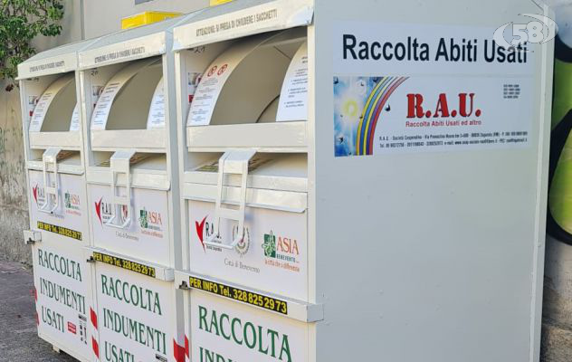 Raccolta indumenti usati, l'Asia: ecco i nuovi e più  sicuri contenitori stradali