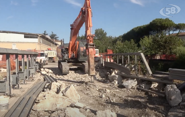 Atripalda, al via l'abbattimento del ponte delle Filande