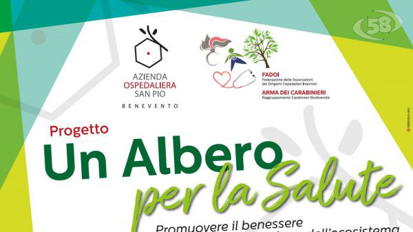 Un albero per la salute al San Pio, Morgante: "Un simbolo di rinascita e speranza"