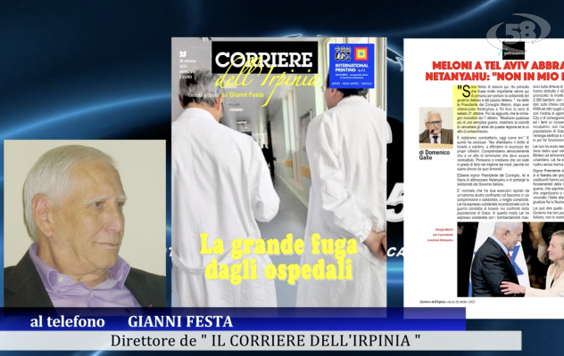 La fuga dei medici, le stoccate di De Luca al Pd: il Corriere torna edicola