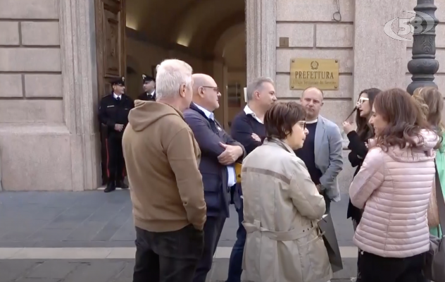 Ispettorato del lavoro, sit-in dei dipendenti /VIDEO