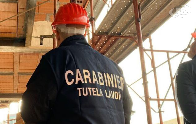 Controllo sul cantiere edile, sanzione per oltre 12mila euro