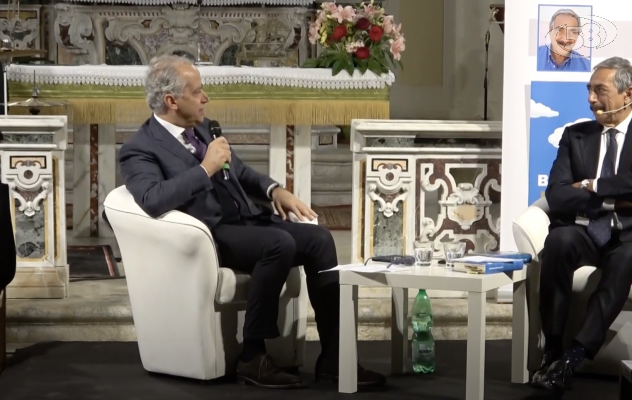 Pietrastornina, dialogo tra Piantedosi e Bartoletti su  “La partita degli Dei” /VIDEO