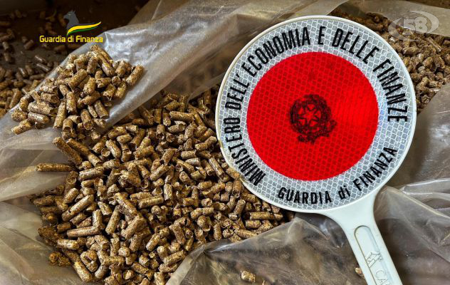 Pellet non sicuro, la Finanza sequestra oltre 10 tonnellate di prodotto