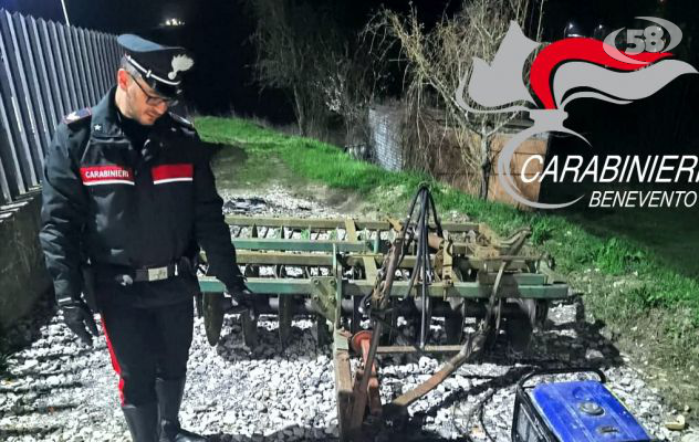 Armi clandestine e un mezzo agricolo rubato in Irpinia, arrestato