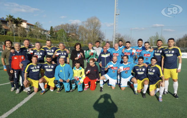 Irpinia Cup, a Montemiletto il memorial che vede in campo medici calciatori: fiocco rosso contro la violenza di genere