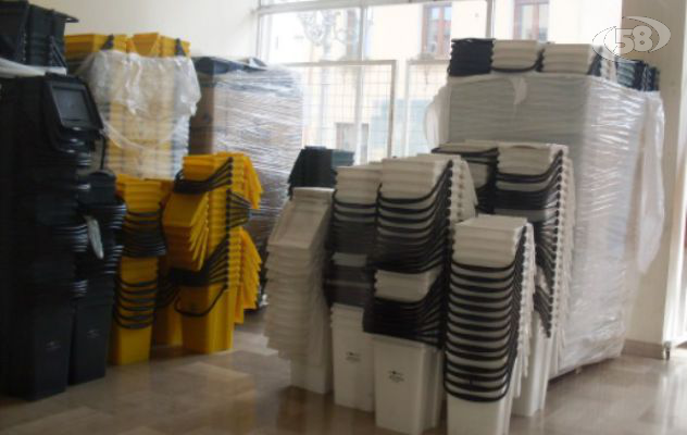 Ariano, differenziata: da mercoledì il ritiro delle pattumiere al Palazzo degli Uffici