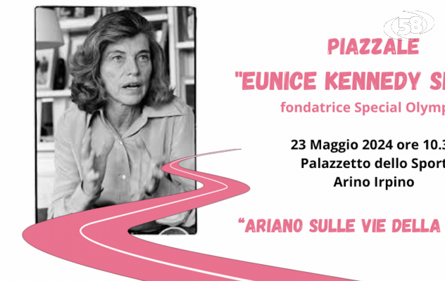 Ad Ariano Irpino un Piazzale dedicato a Eunice Kennedy Shriver