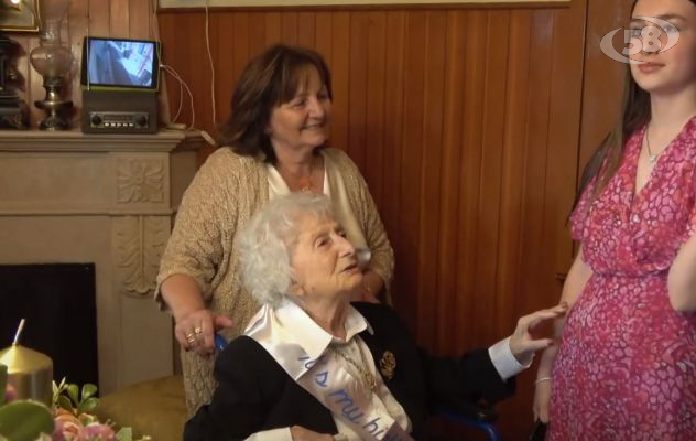 Sturno in festa per i 100 anni della signora Maria