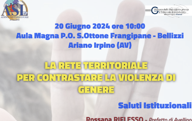 “La rete territoriale per contrastare la violenza di genere”, convegno Asl ad Ariano