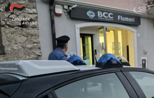 Volturara, colpo alla filiale della “BCC di Flumeri”