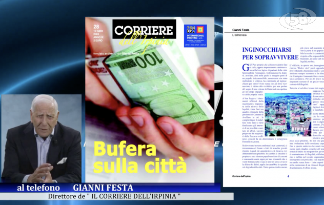 Bufera sulla città, il Corriere in edicola